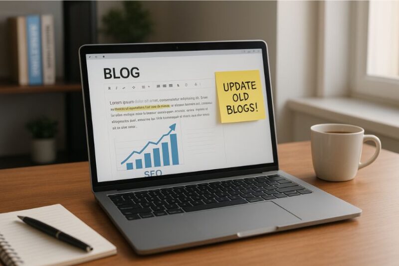 Why Updating Old Blogs Is the Easiest SEO Win in 2025- test
